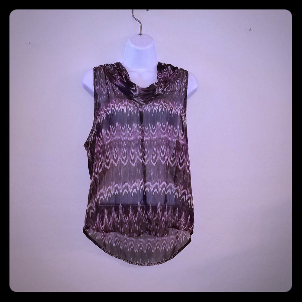 💲💲 5 for $25 💲💲  Sheer Converse Sleeveless Blouse